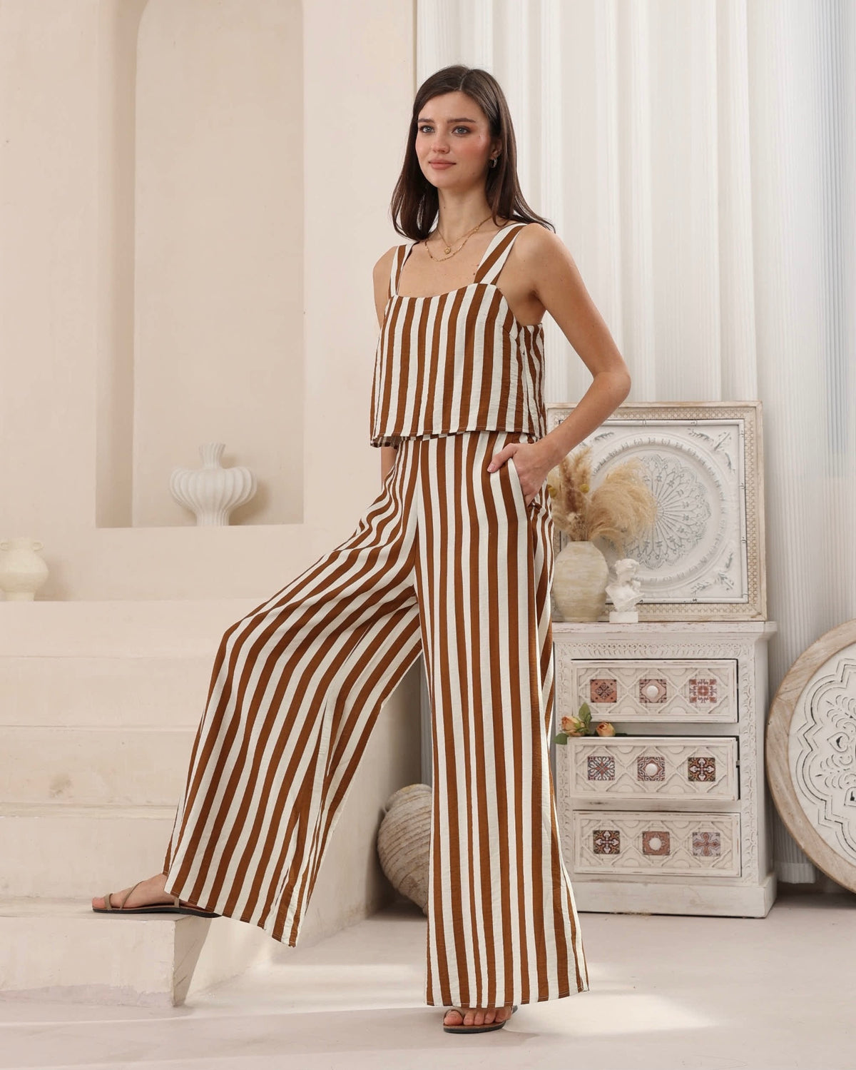 Lola Stripe Jumpsuit