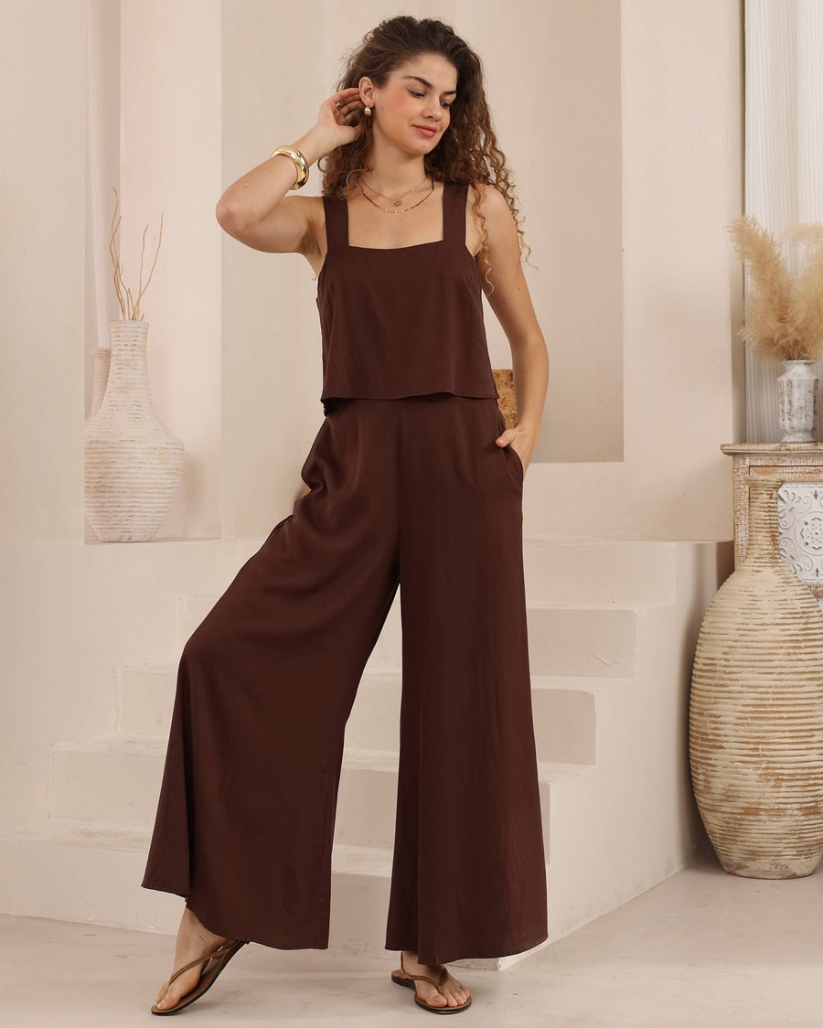 Alessia Chocolate Jumpsuit