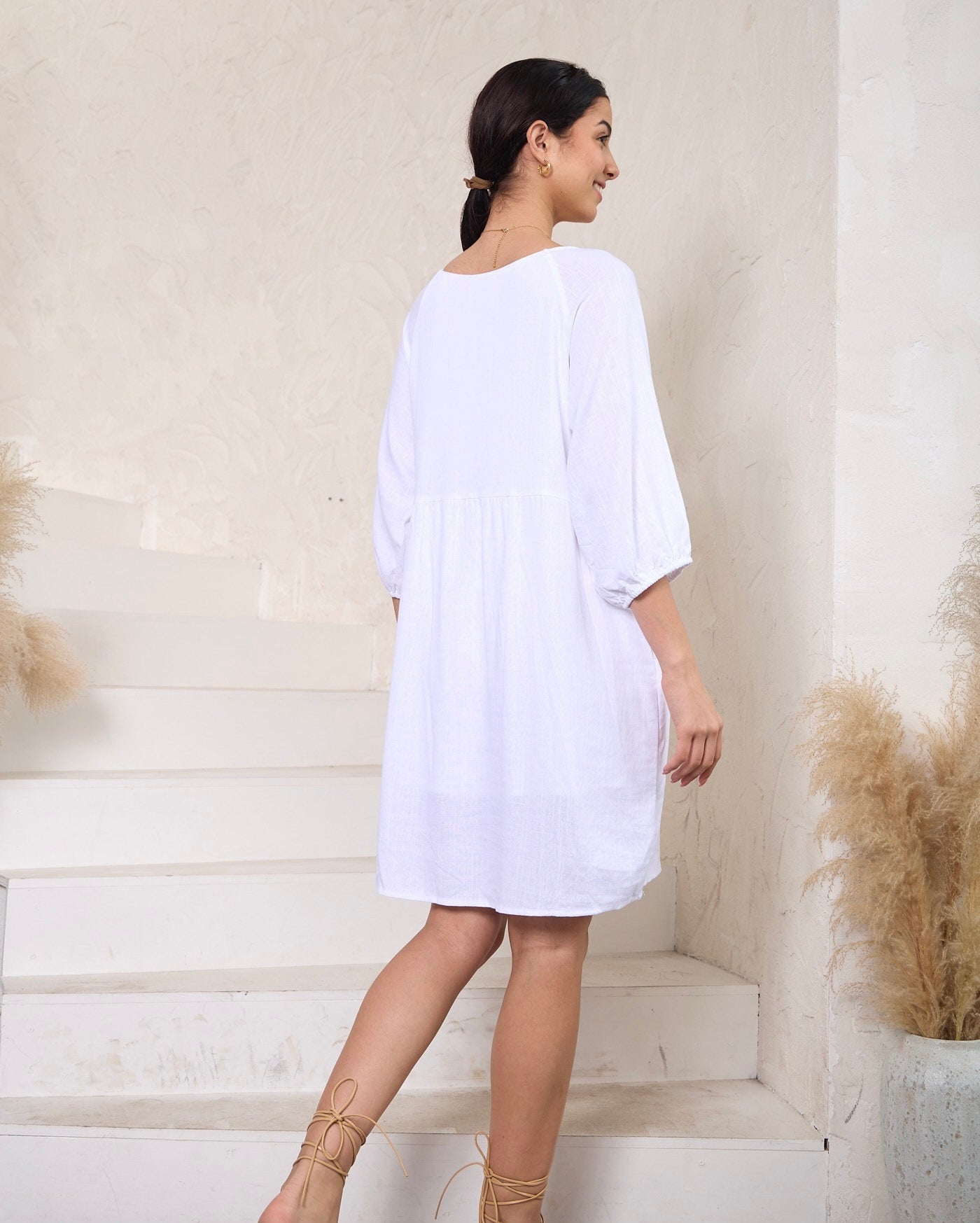 Sorrento Linen Blend Dress