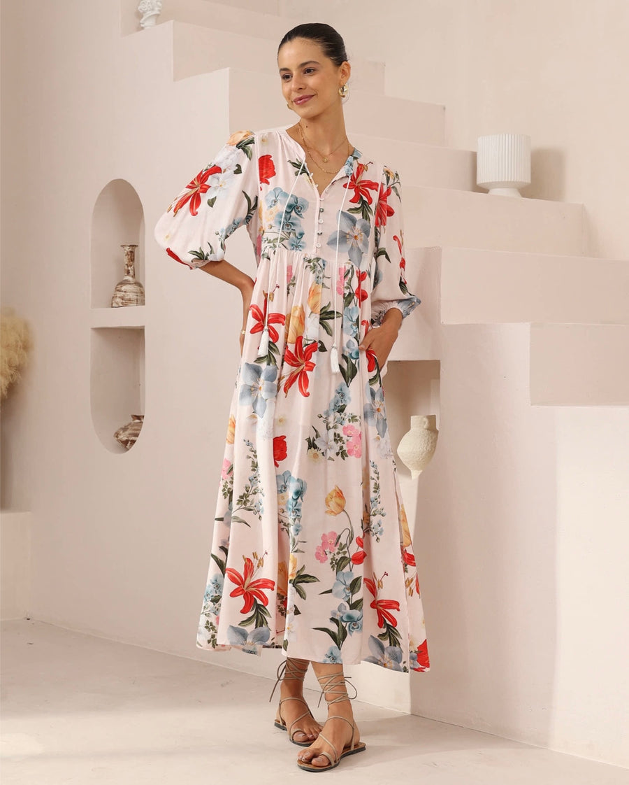 Toscana Bloom Maxi Dress