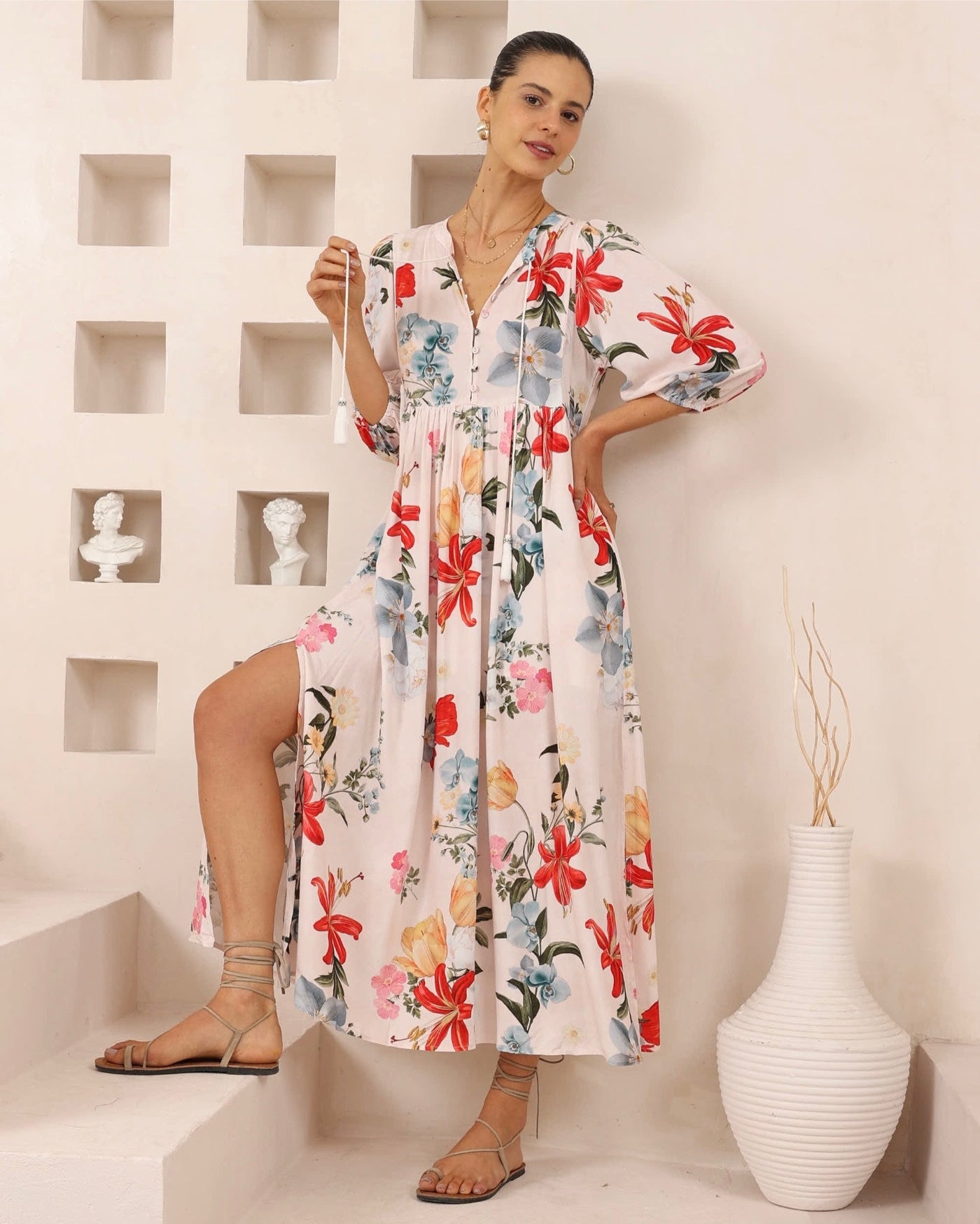 Toscana Bloom Maxi Dress