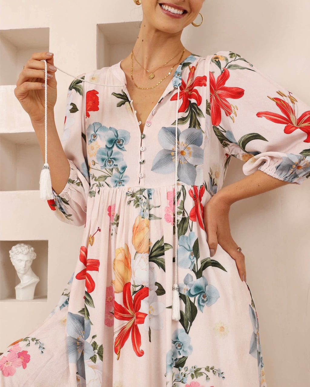 Toscana Bloom Maxi Dress
