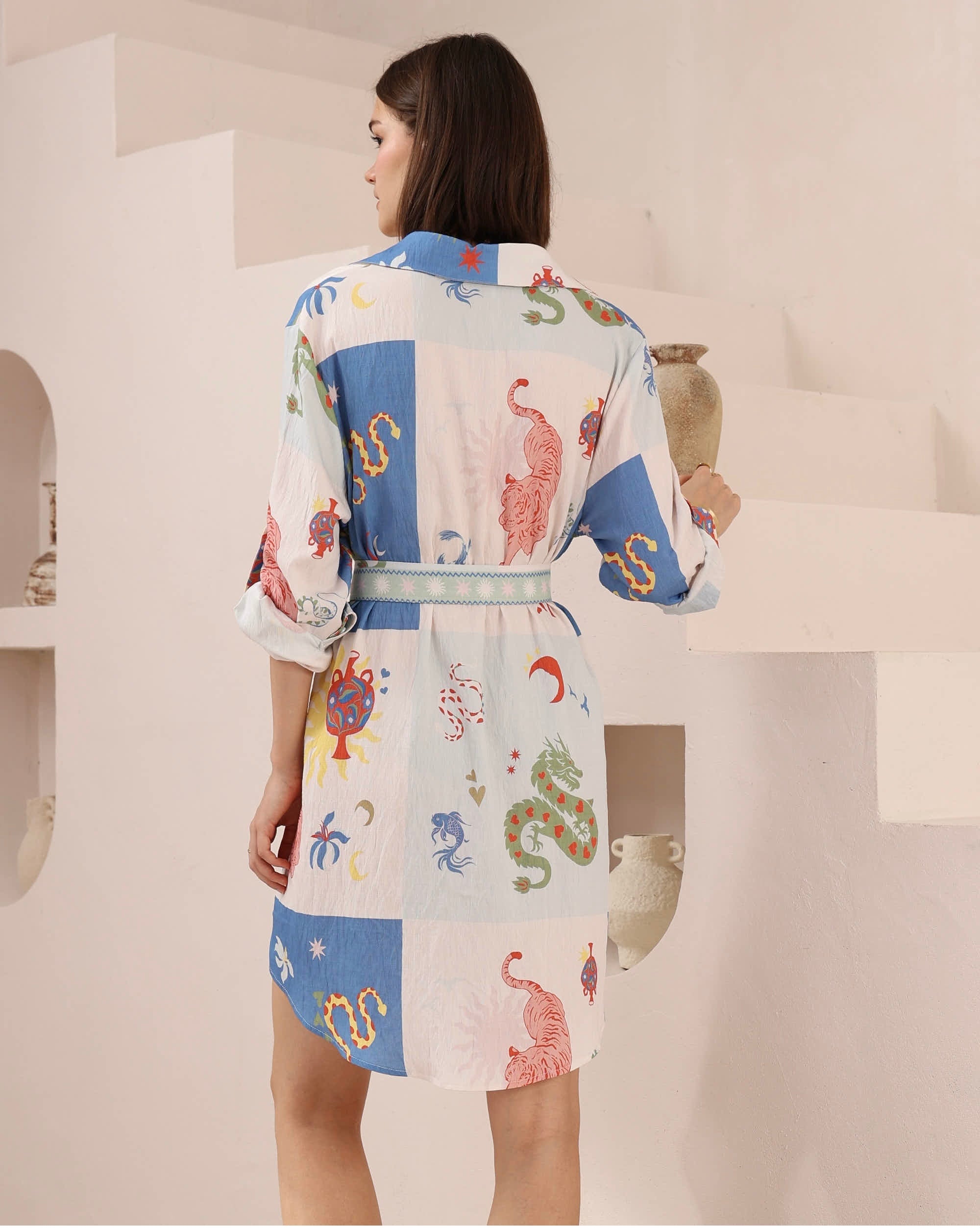 Moonlight Tales Shirt Dress