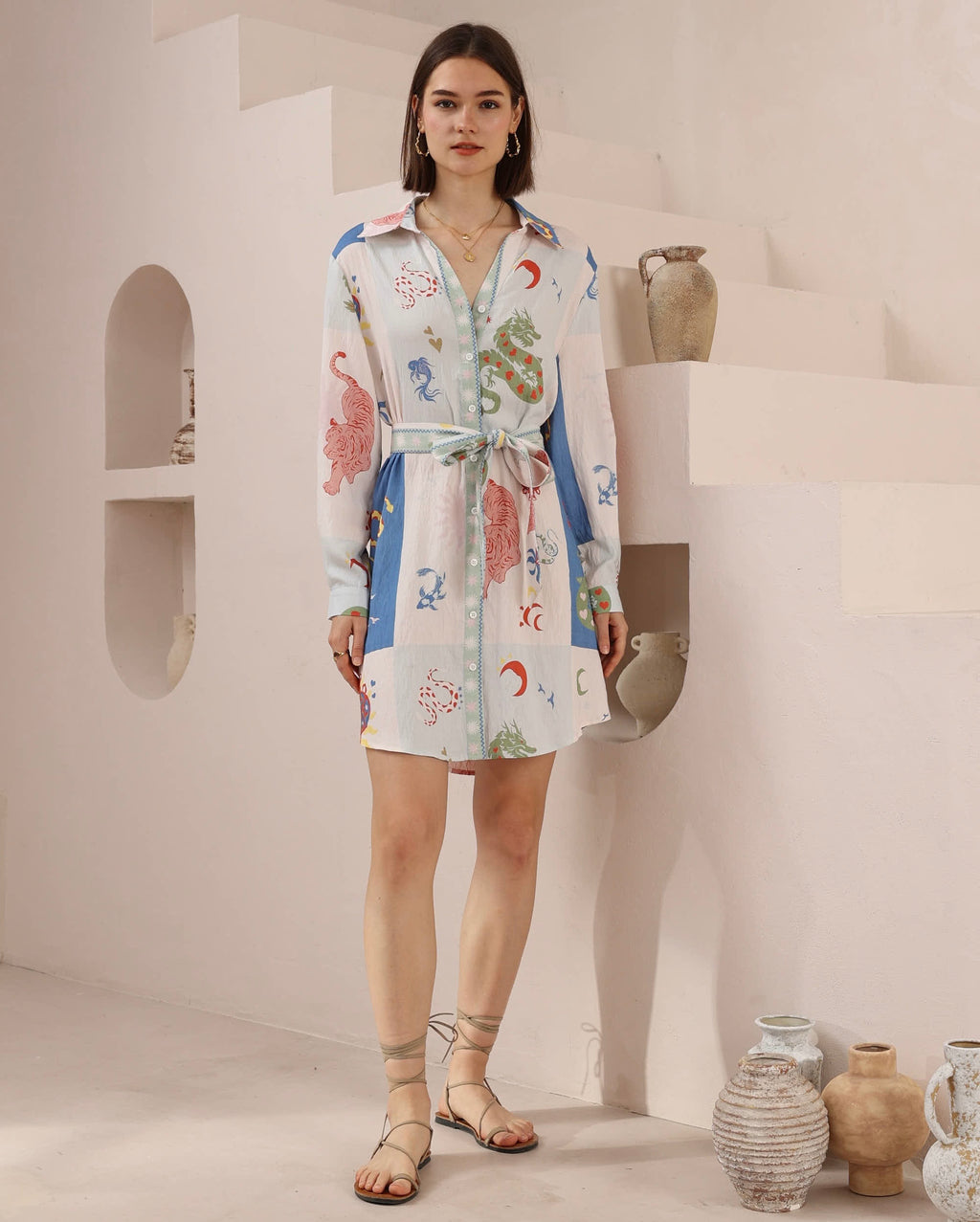 Moonlight Tales Shirt Dress