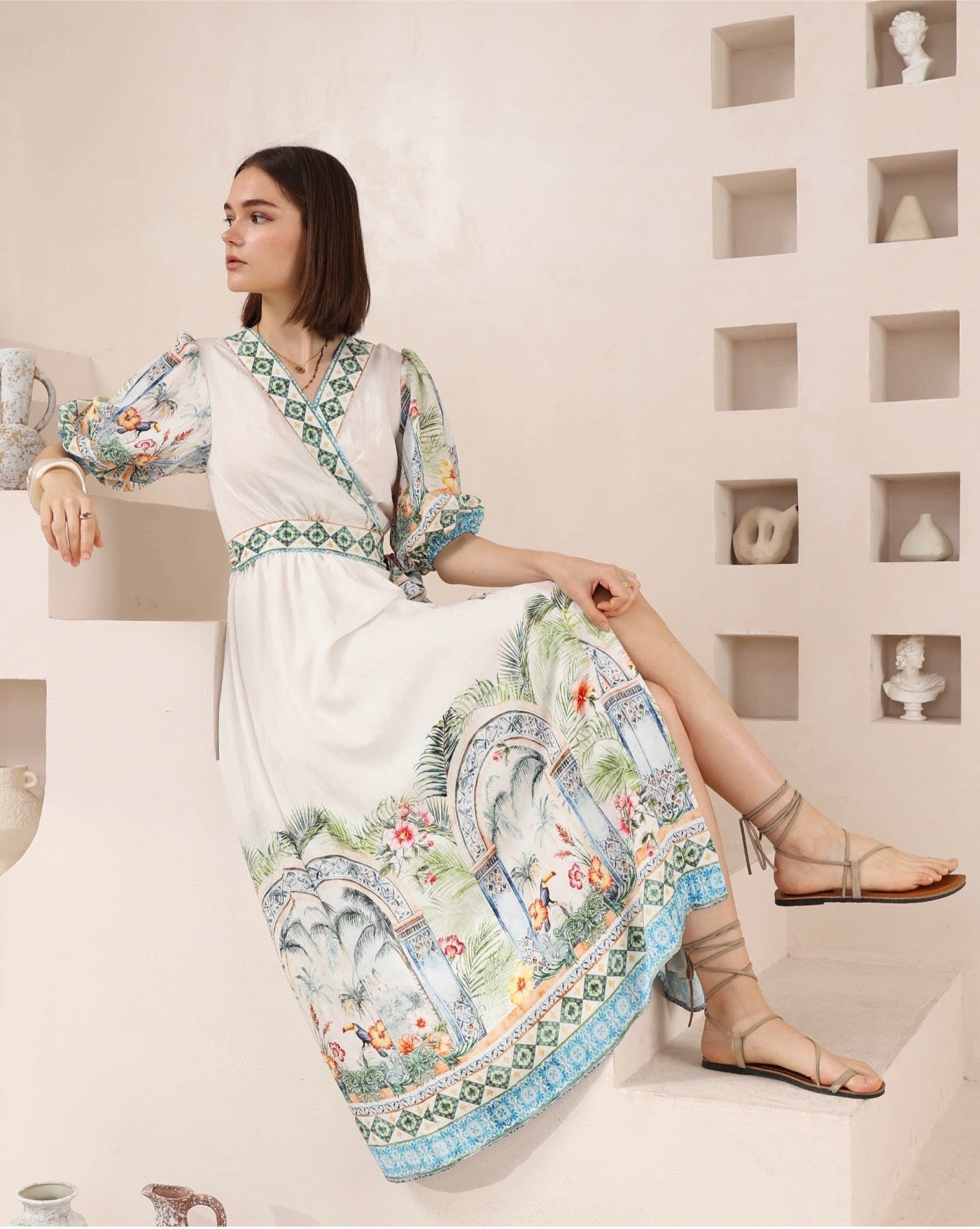 Cleo Wrap Dress