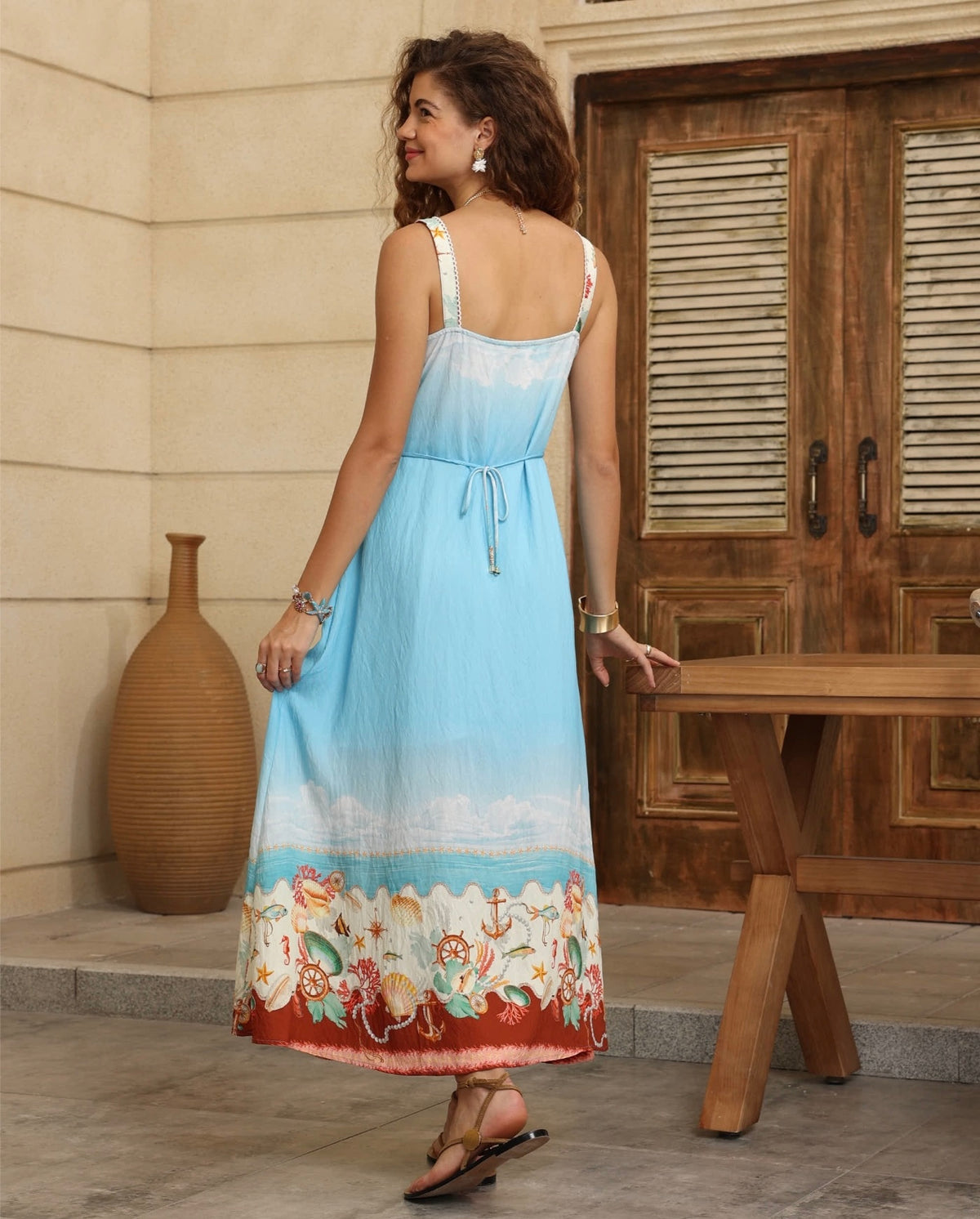 Marina Blue Maxi Dress