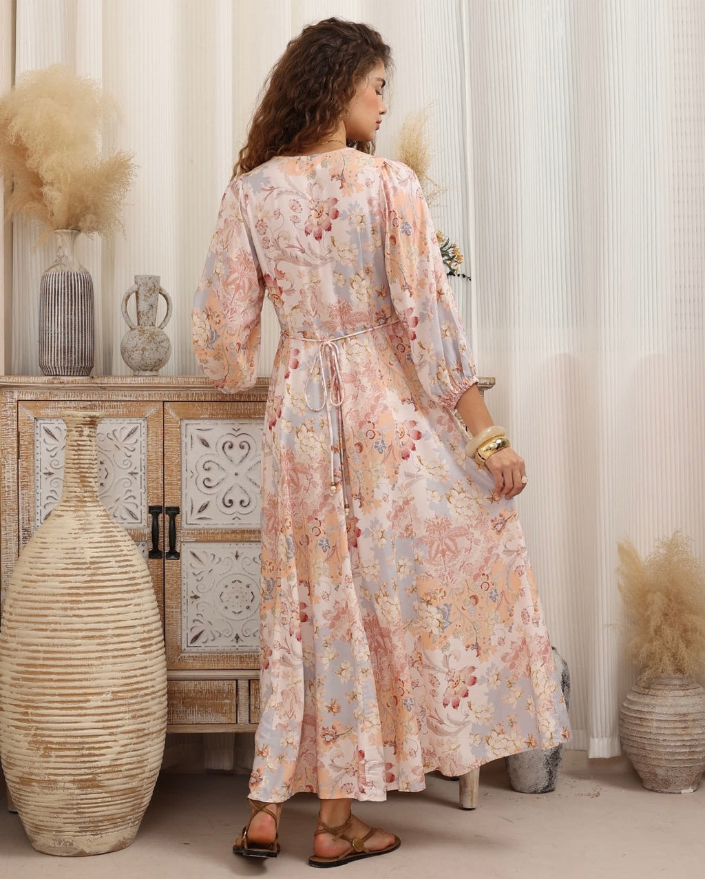 Blush Garden Maxi Dress