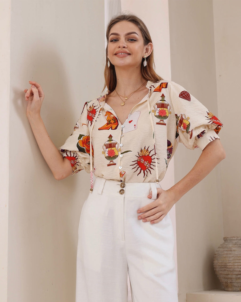Western Bloom Top