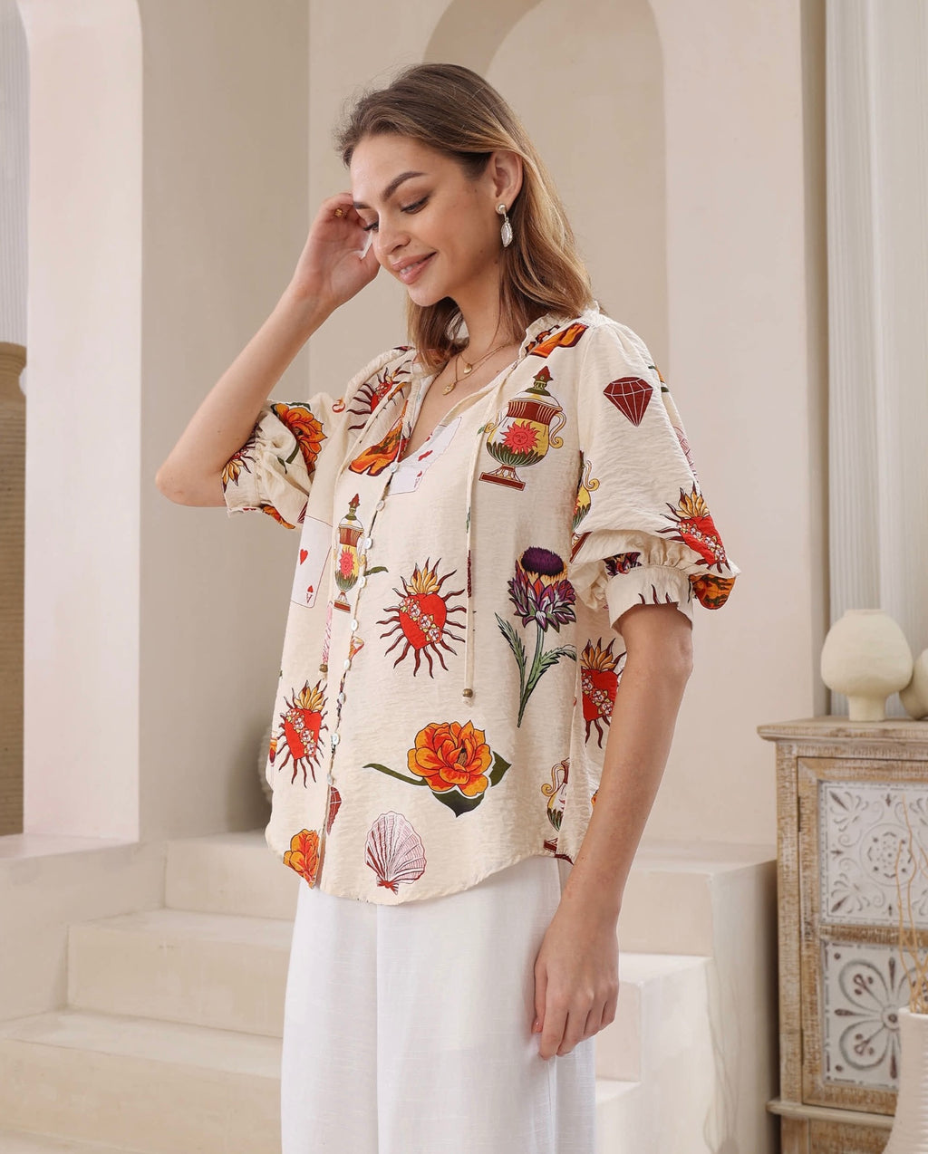 Western Bloom Top
