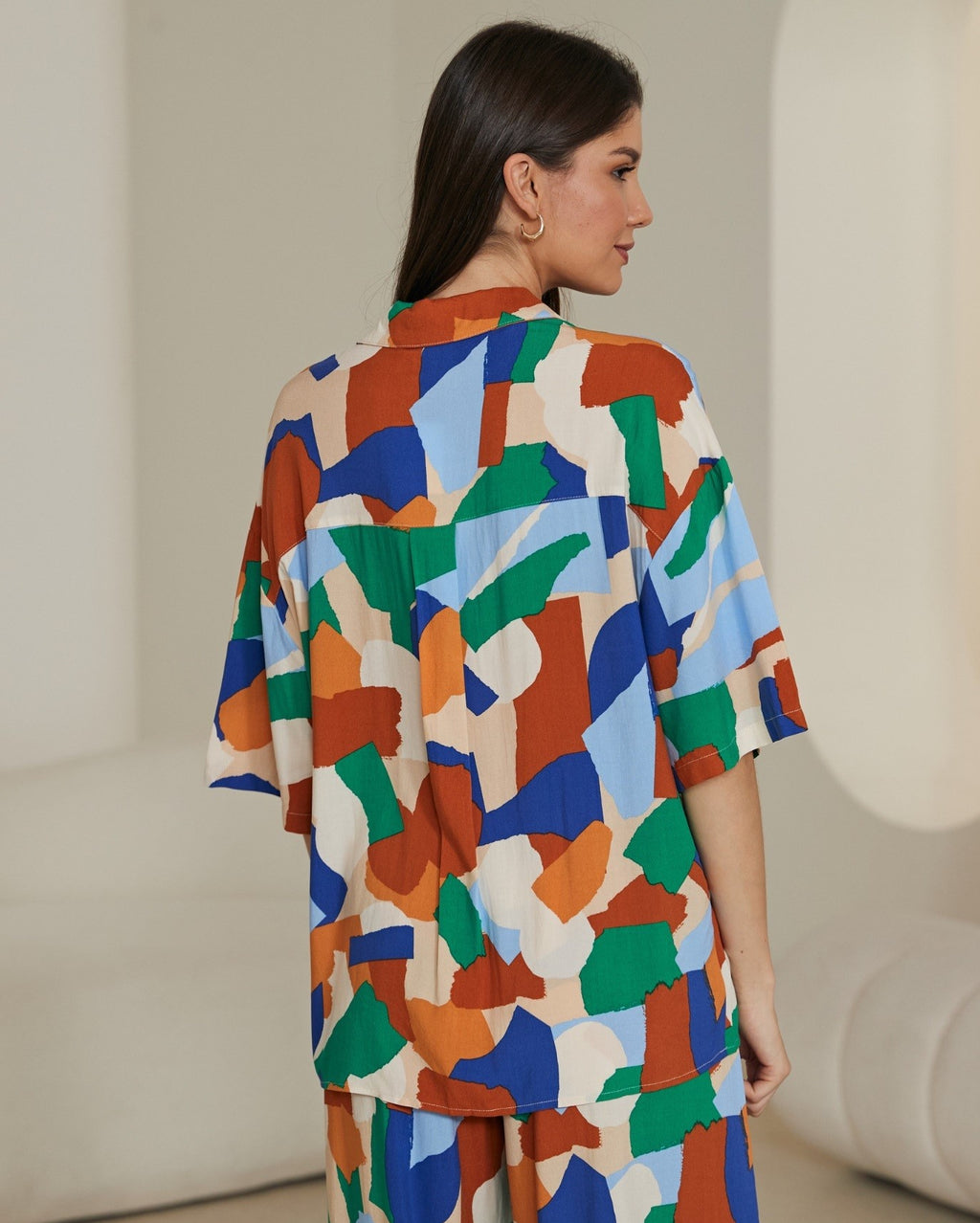 Multi Button-Up Shirt