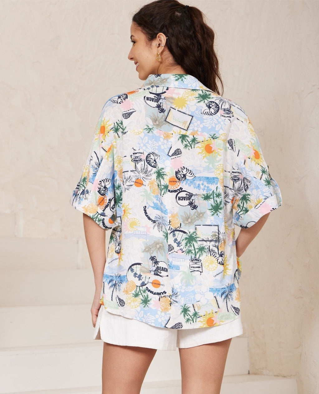 Hawaiian Print Casual Shirt