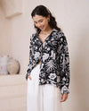 Western Blossom Button Front Shirt