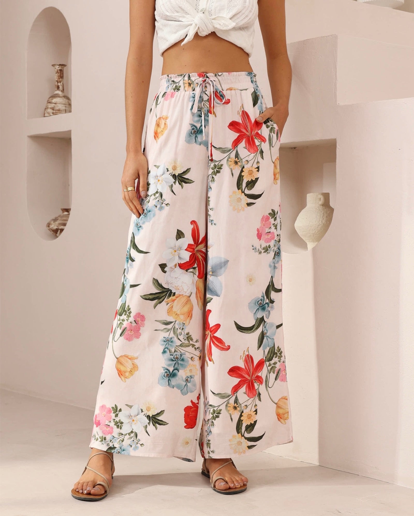 Toscana Bloom Palazzo Pants