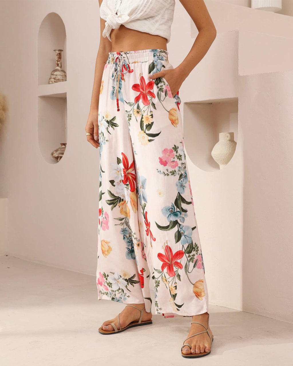Toscana Bloom Palazzo Pants