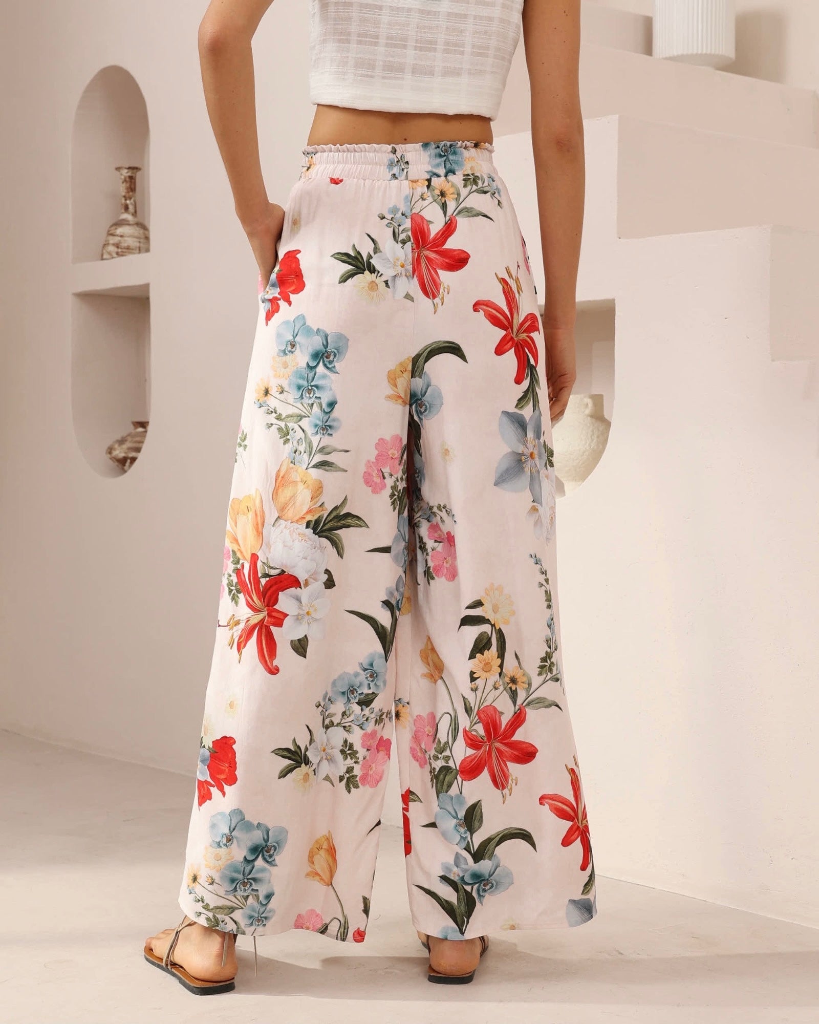 Toscana Bloom Palazzo Pants