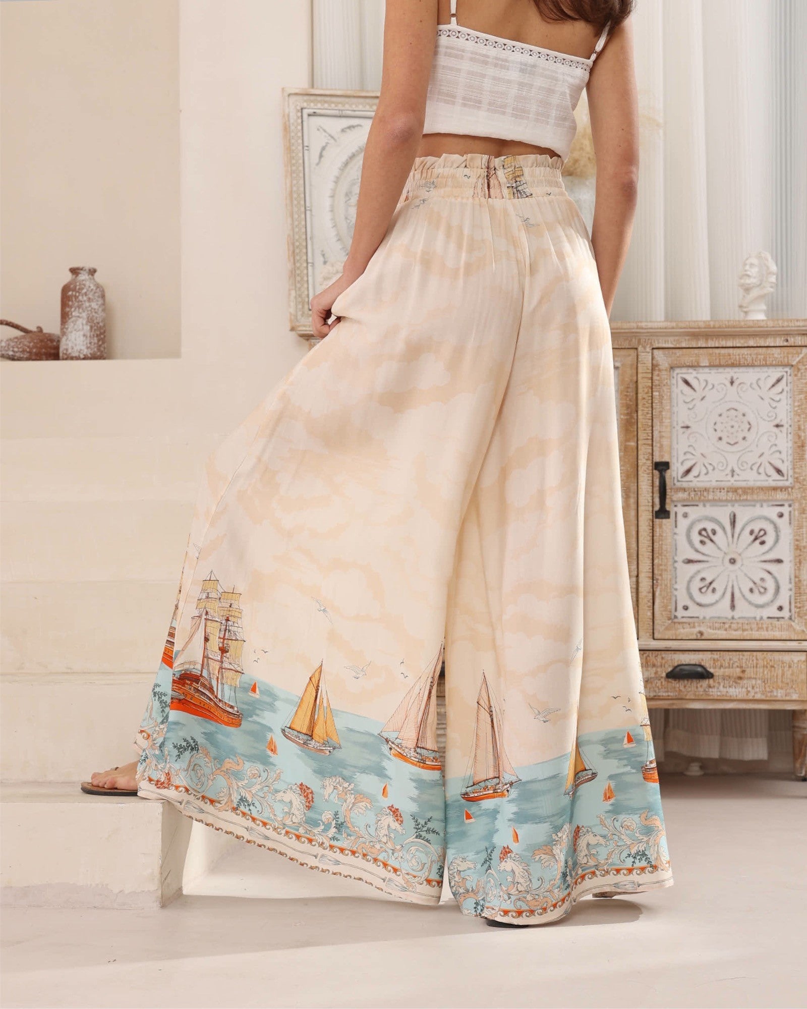 Grand Voyage Palazzo Pants