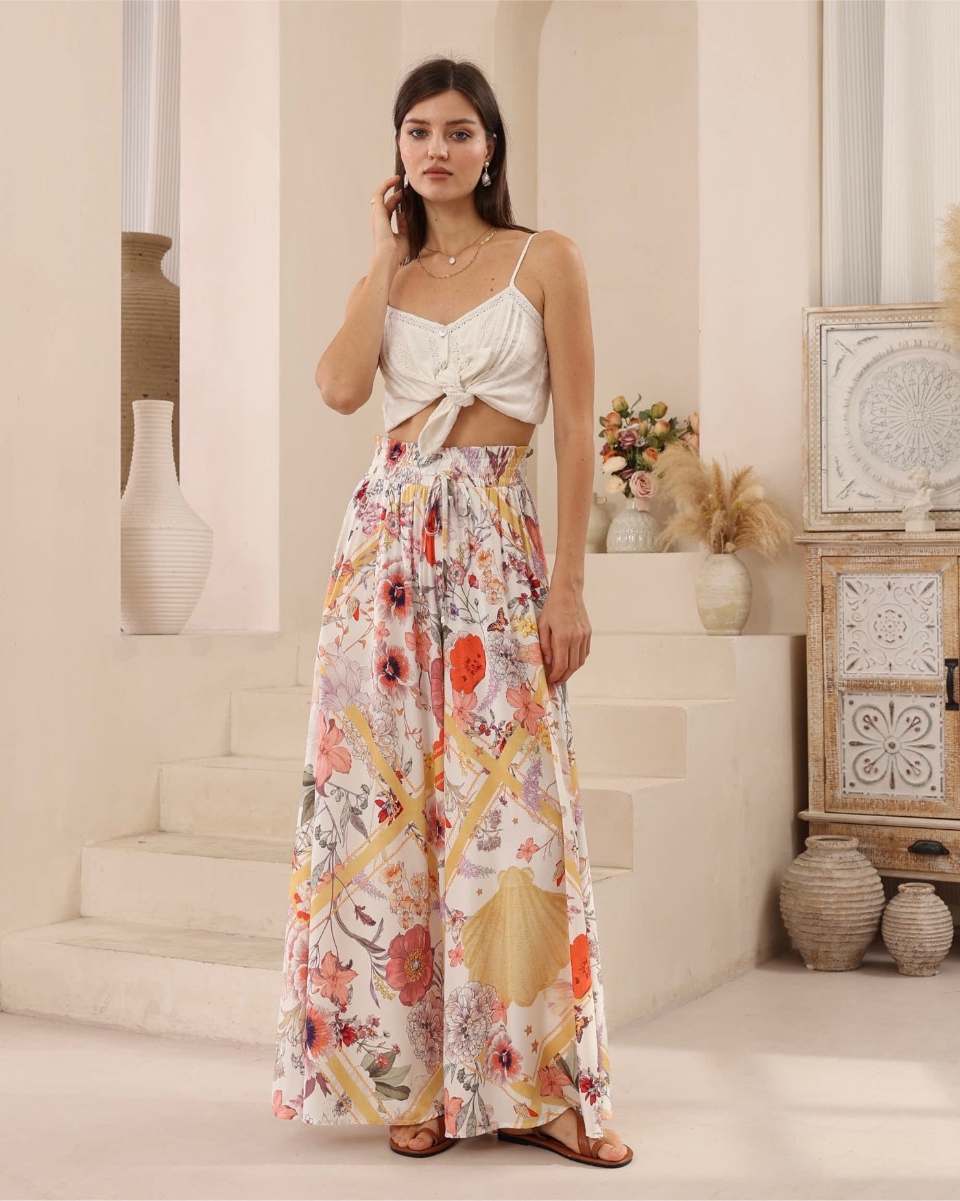 Siena Floral Palazzo Pants