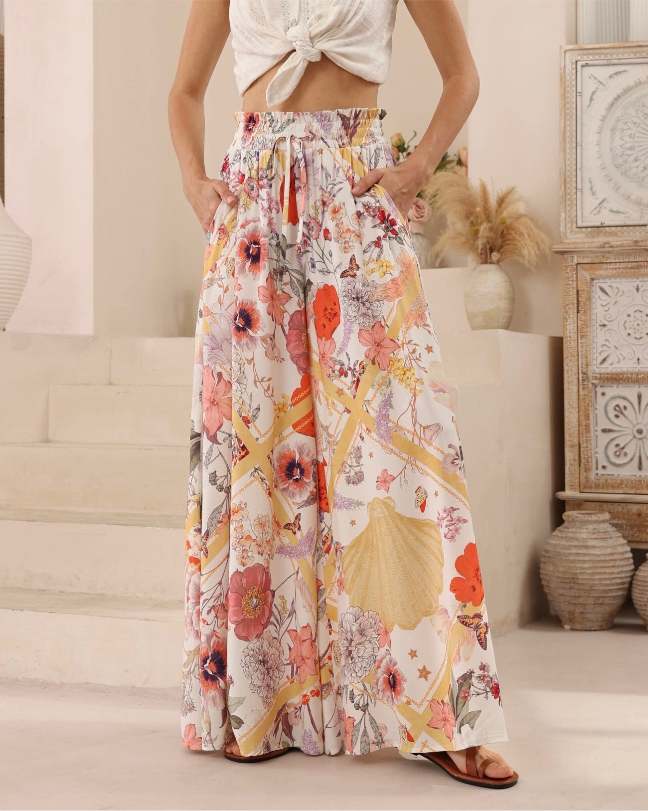 Siena Floral Palazzo Pants