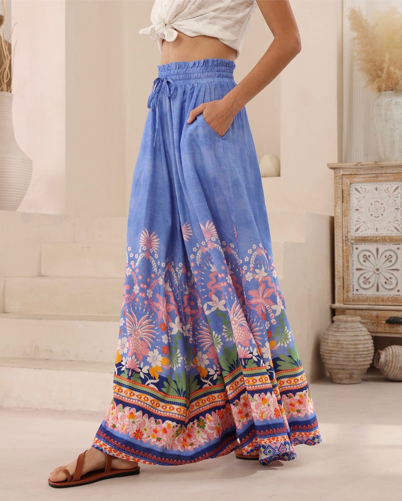 Villa Rosa Palazzo Pants
