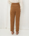 High Waisted Corduroy Brown Pants