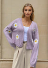 Daisy Dreams Lilac Cardigan