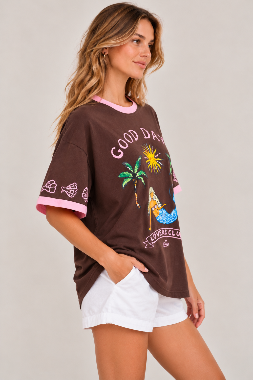 Good Days T-shirt Brown