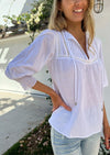 Abby White Blouse