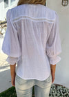 Abby White Blouse