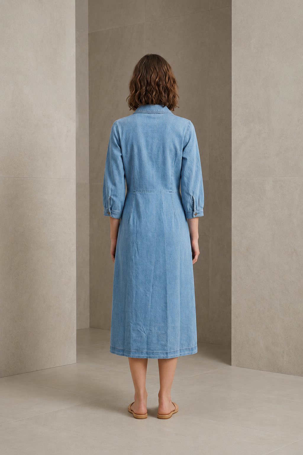 Harper Denim Midi Dress