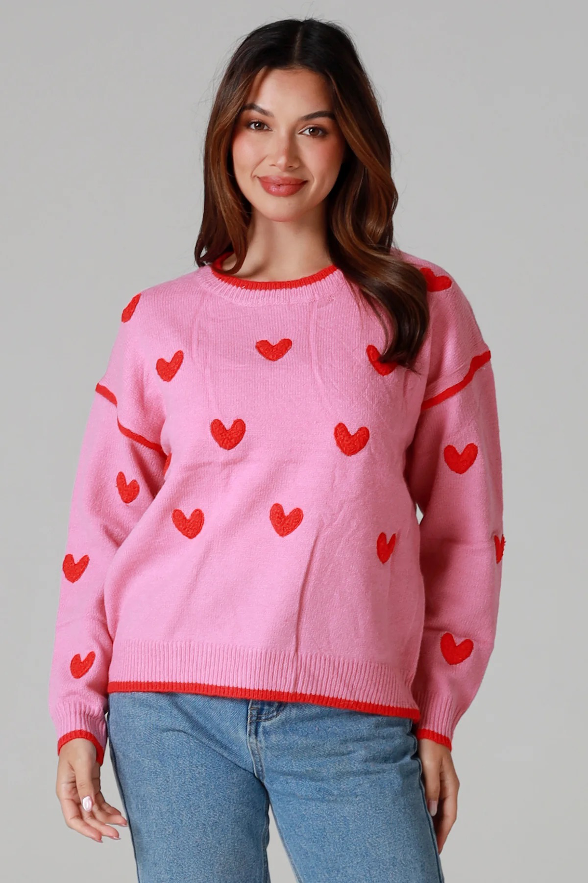 Love Heart Knit Top