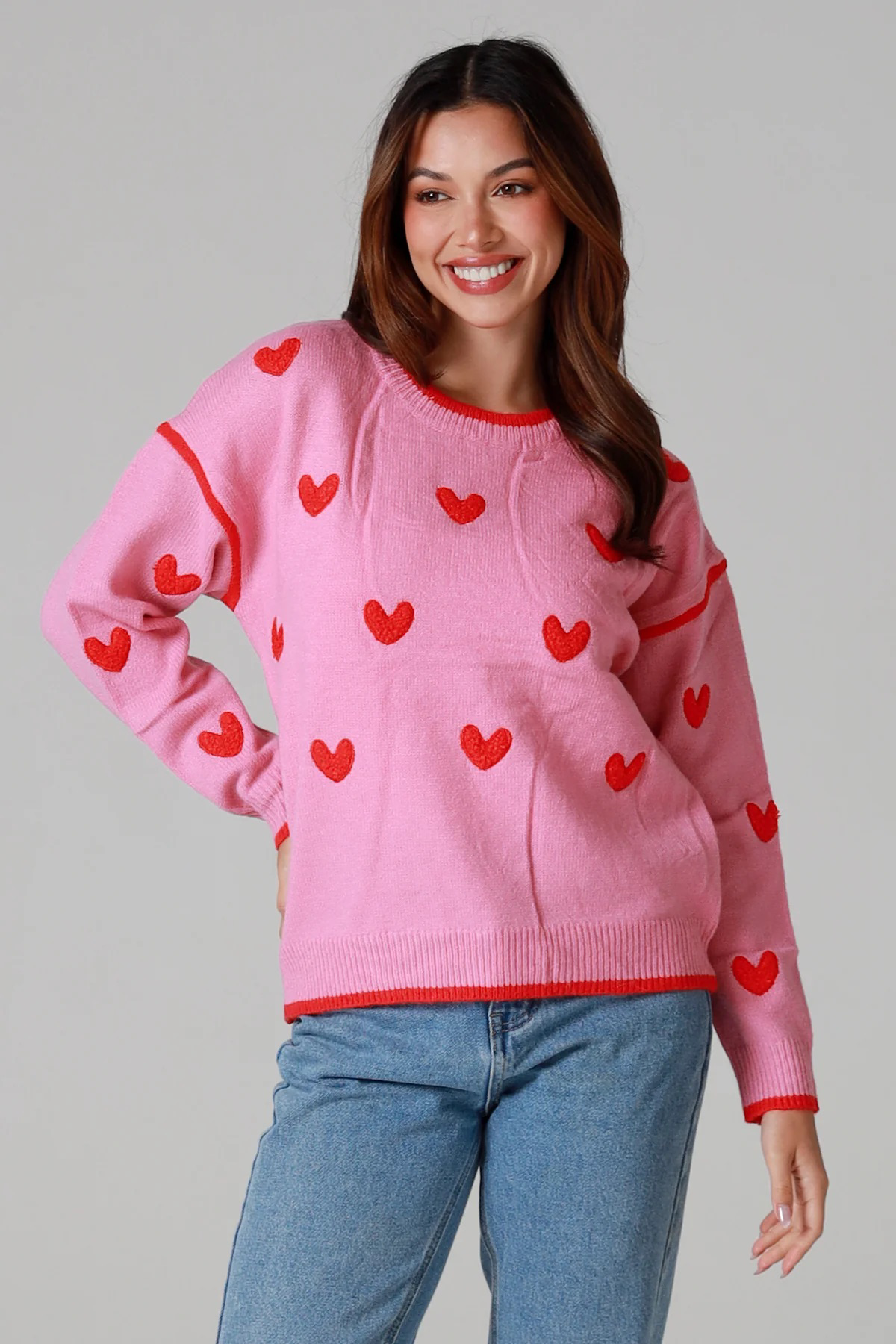 Love Heart Knit Top
