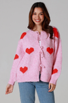 Love Heart Tie Front Cardigan