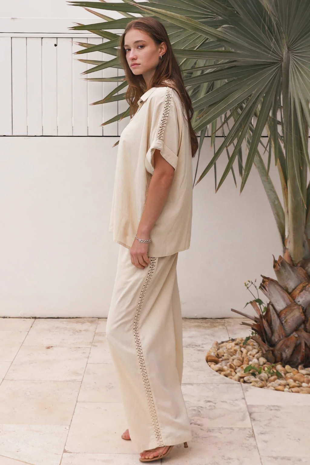 Santorini Linen Blend Set