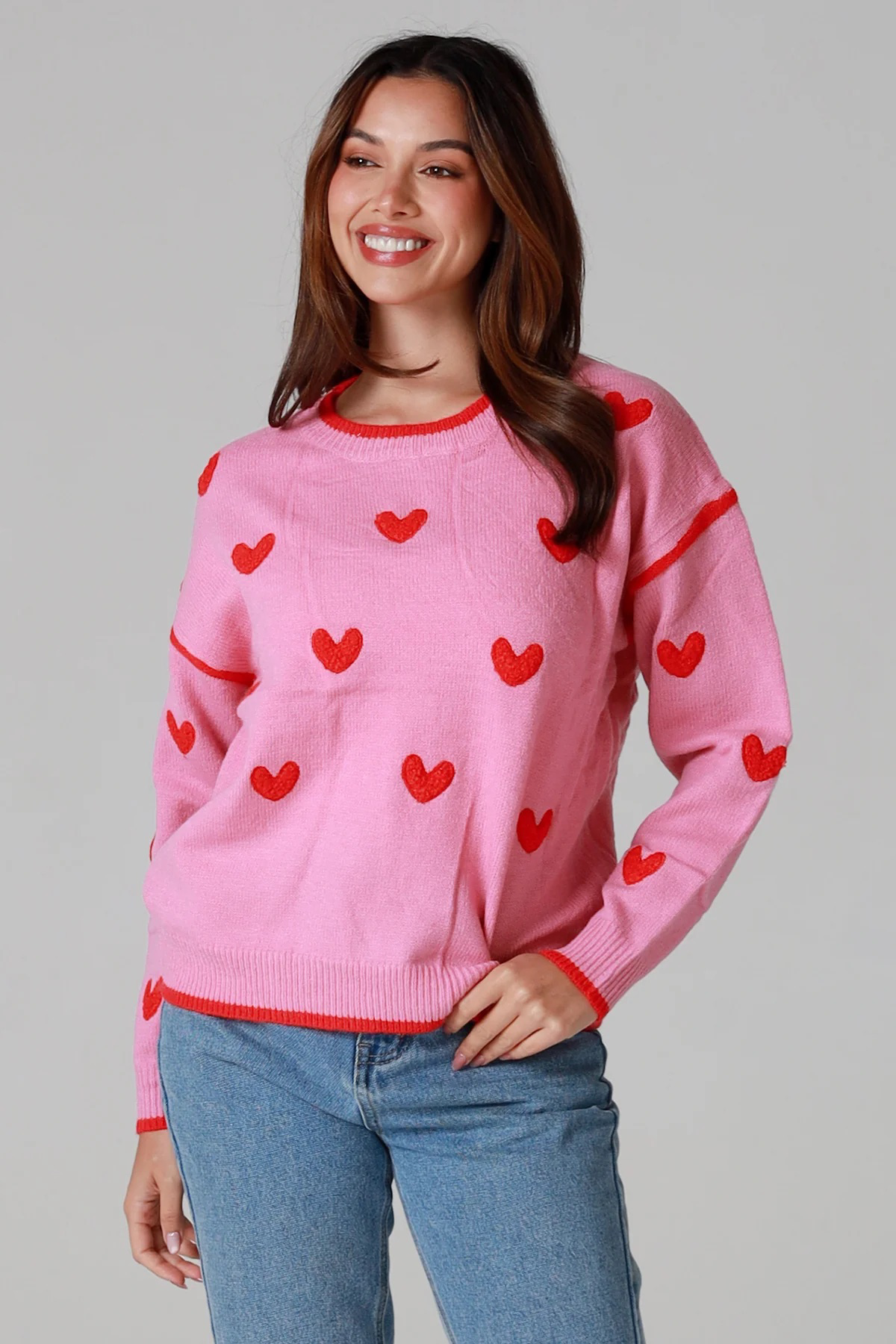 Love Heart Knit Top