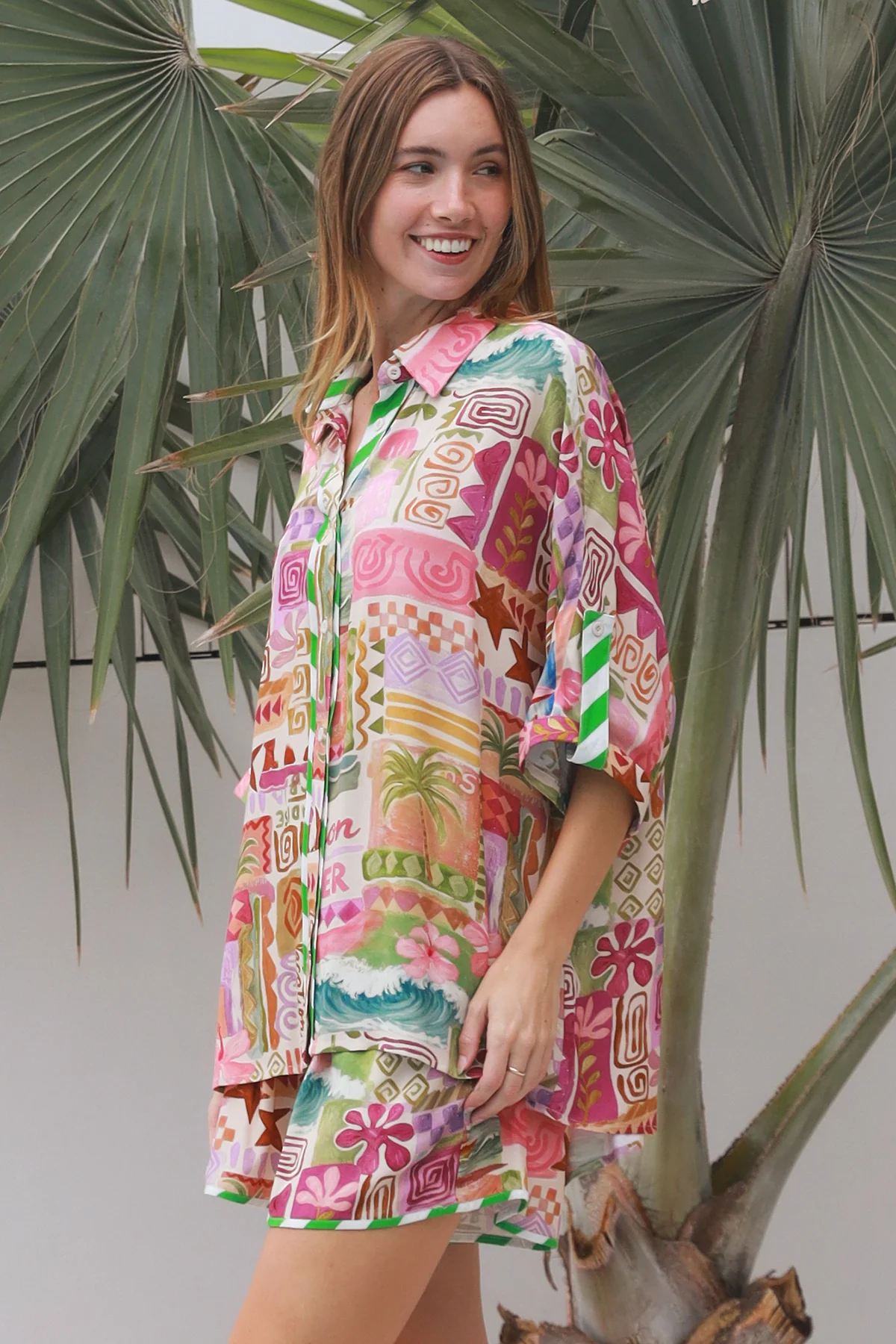 Sunset Palms Matching Set