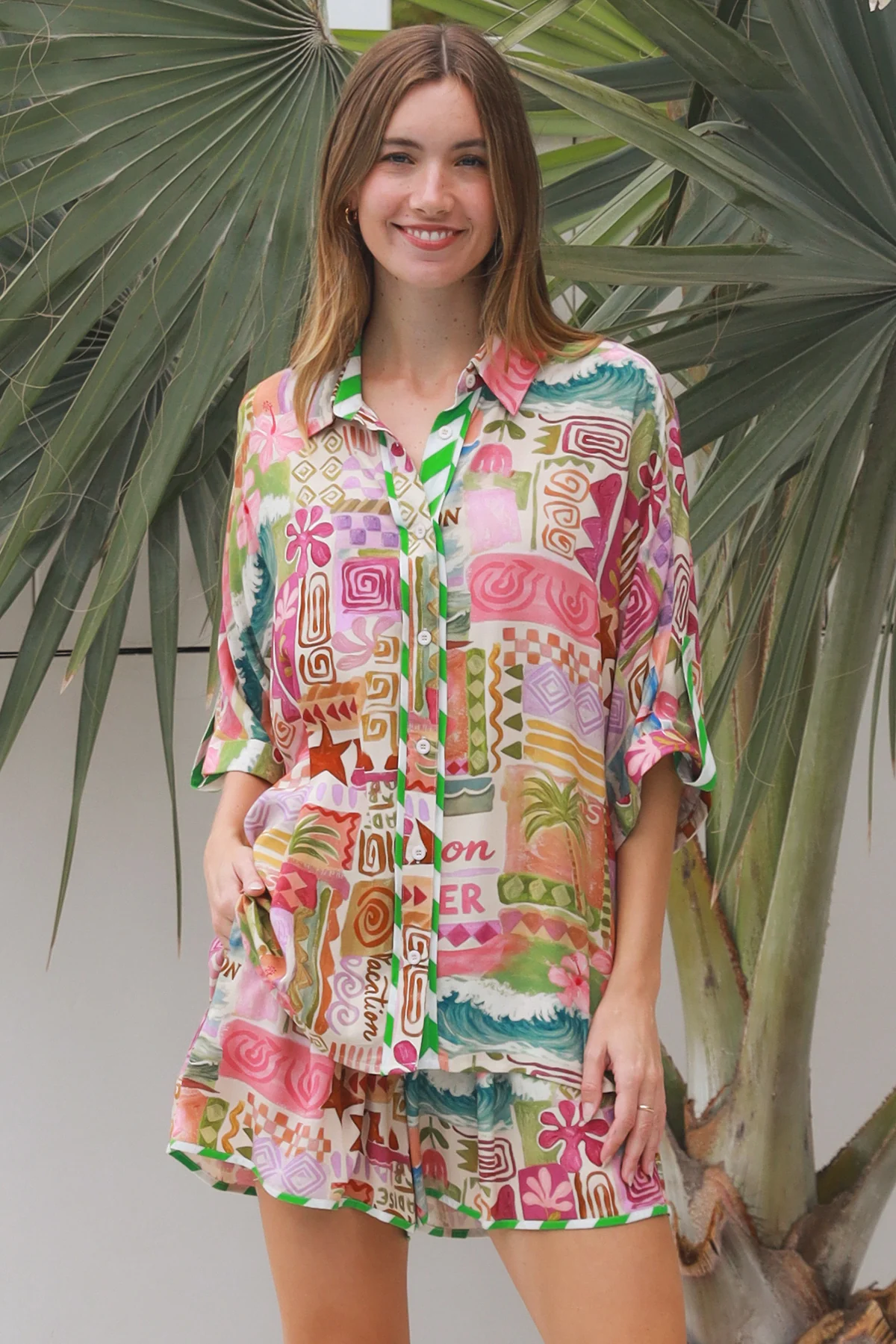 Sunset Palms Matching Set