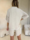 Tie Up Top and Shorts Set