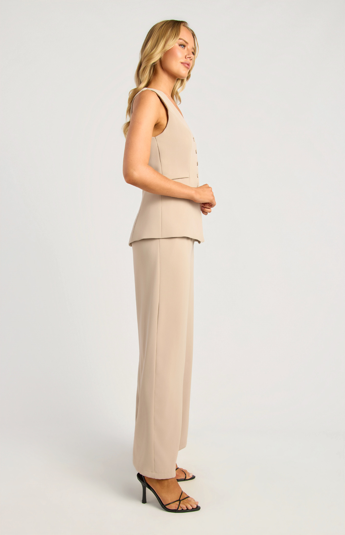 Monica Beige Vest