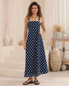 Paris Polka Dot Maxi Dress