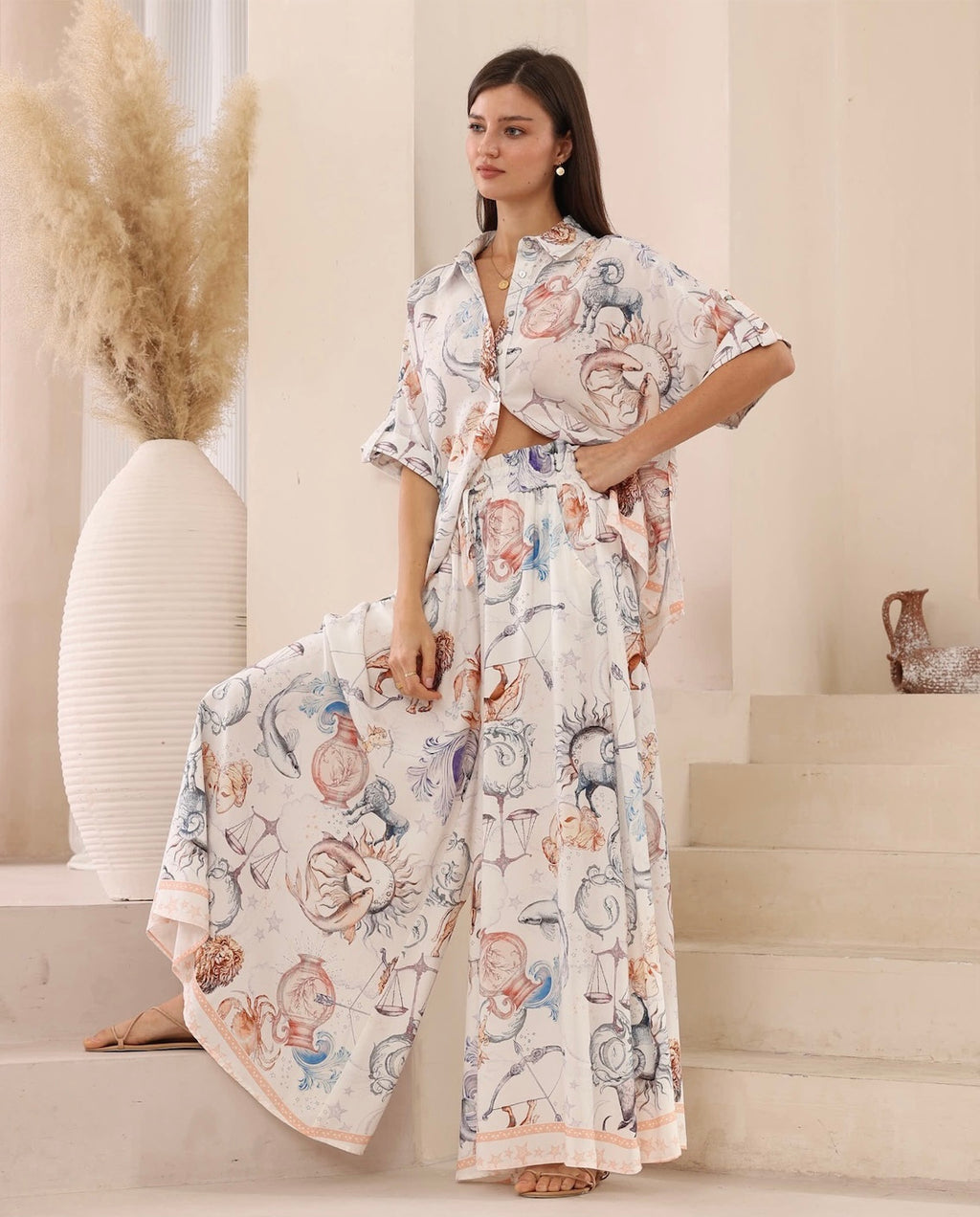 Zodiac Signs Palazzo Pants