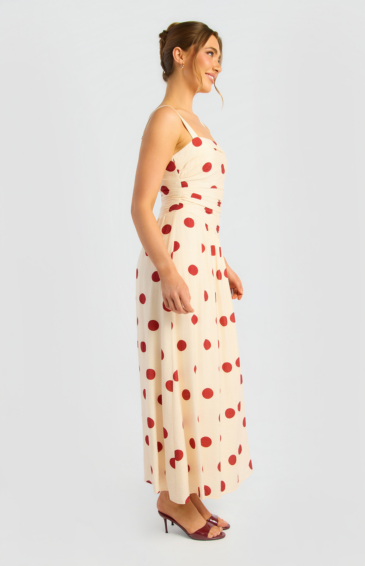 Audrey Polka Dot Maxi Dress