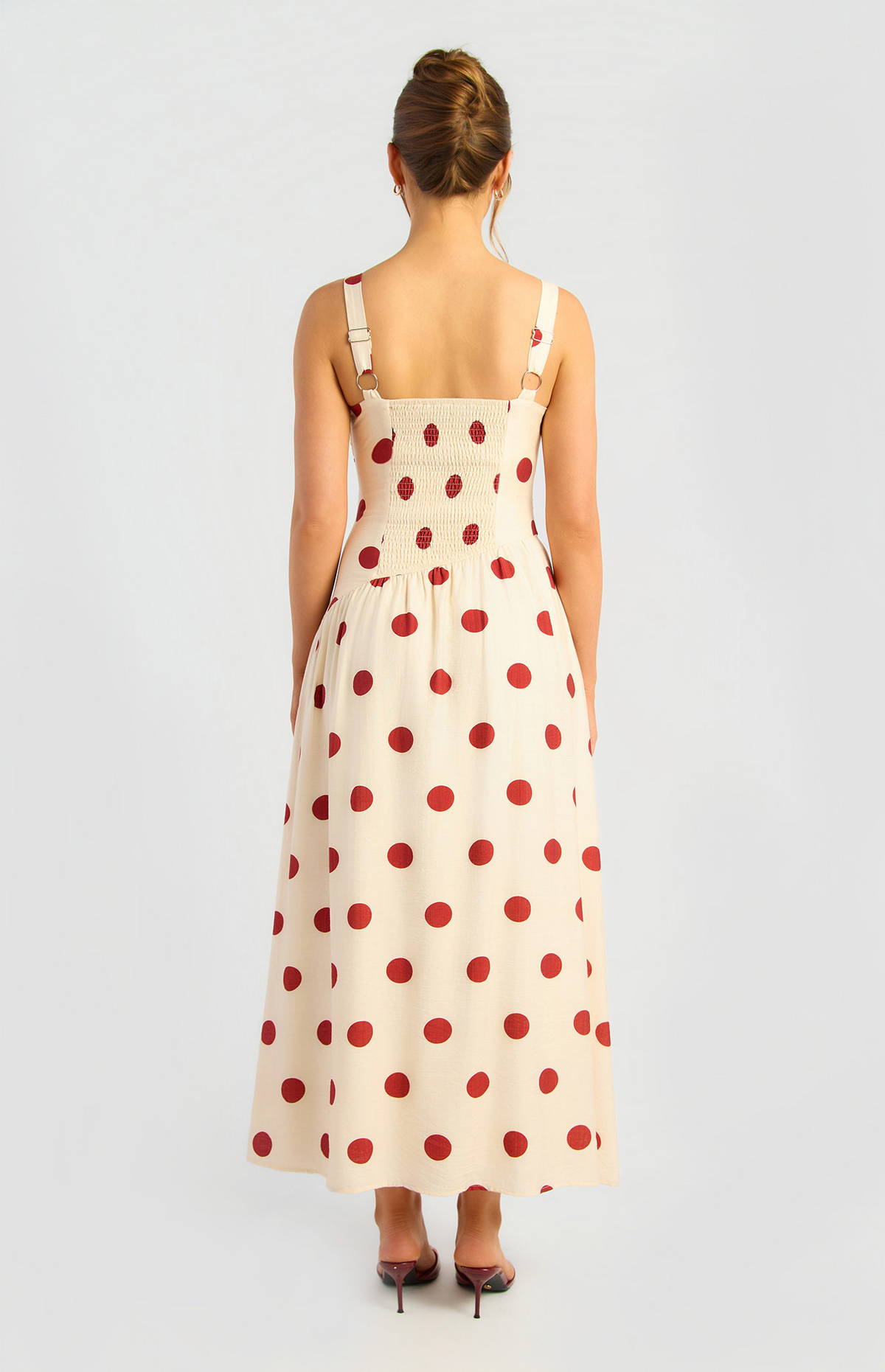 Audrey Polka Dot Maxi Dress