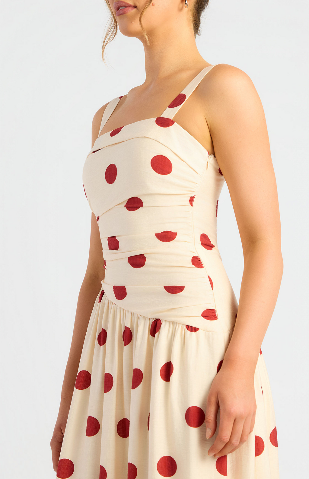 Audrey Polka Dot Maxi Dress