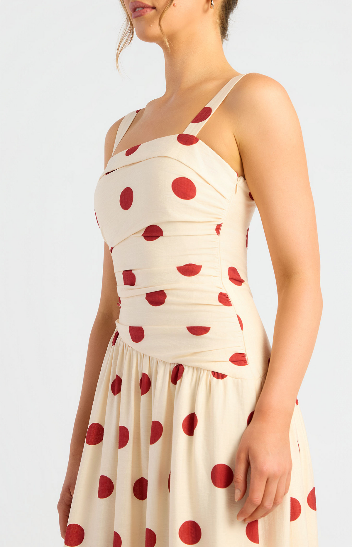 Audrey Polka Dot Maxi Dress