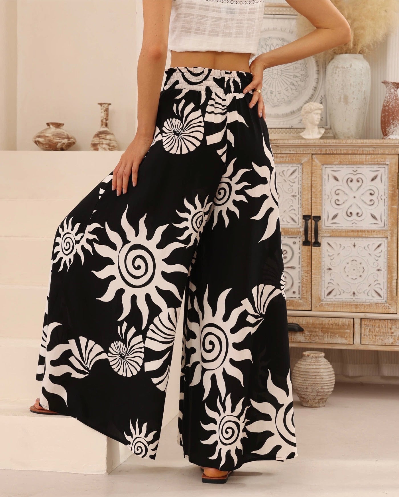 Sunshell Palazzo Pants