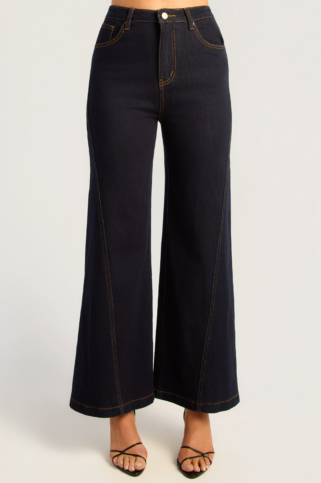 Harper Indigo Stitch Jeans