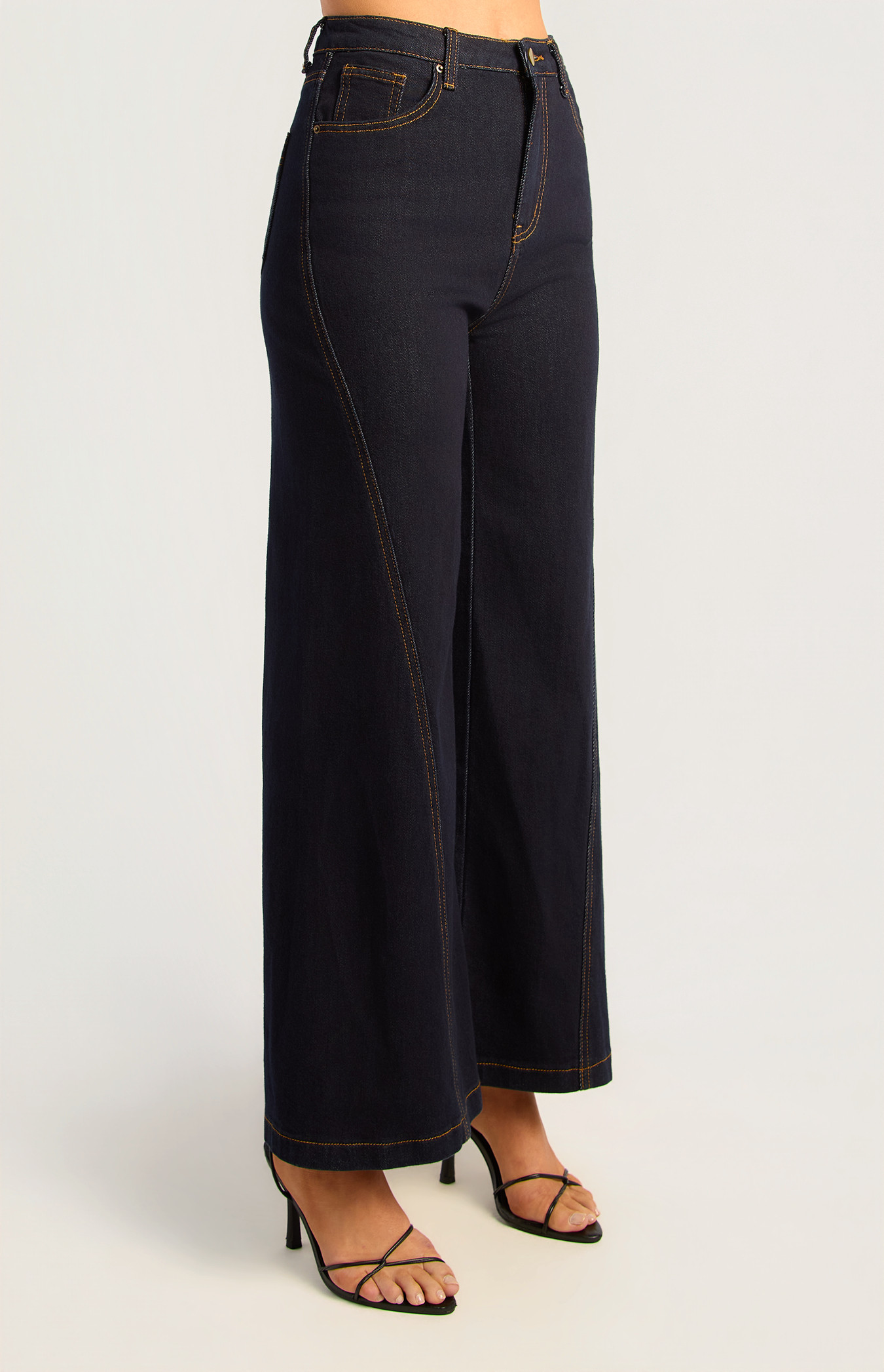 Harper Indigo Stitch Jeans
