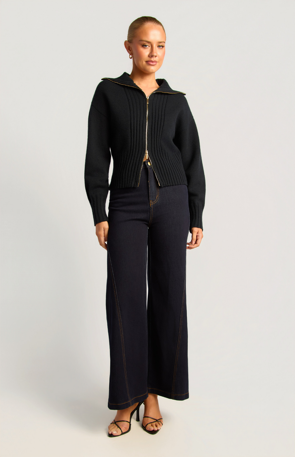 Harper Indigo Stitch Jeans