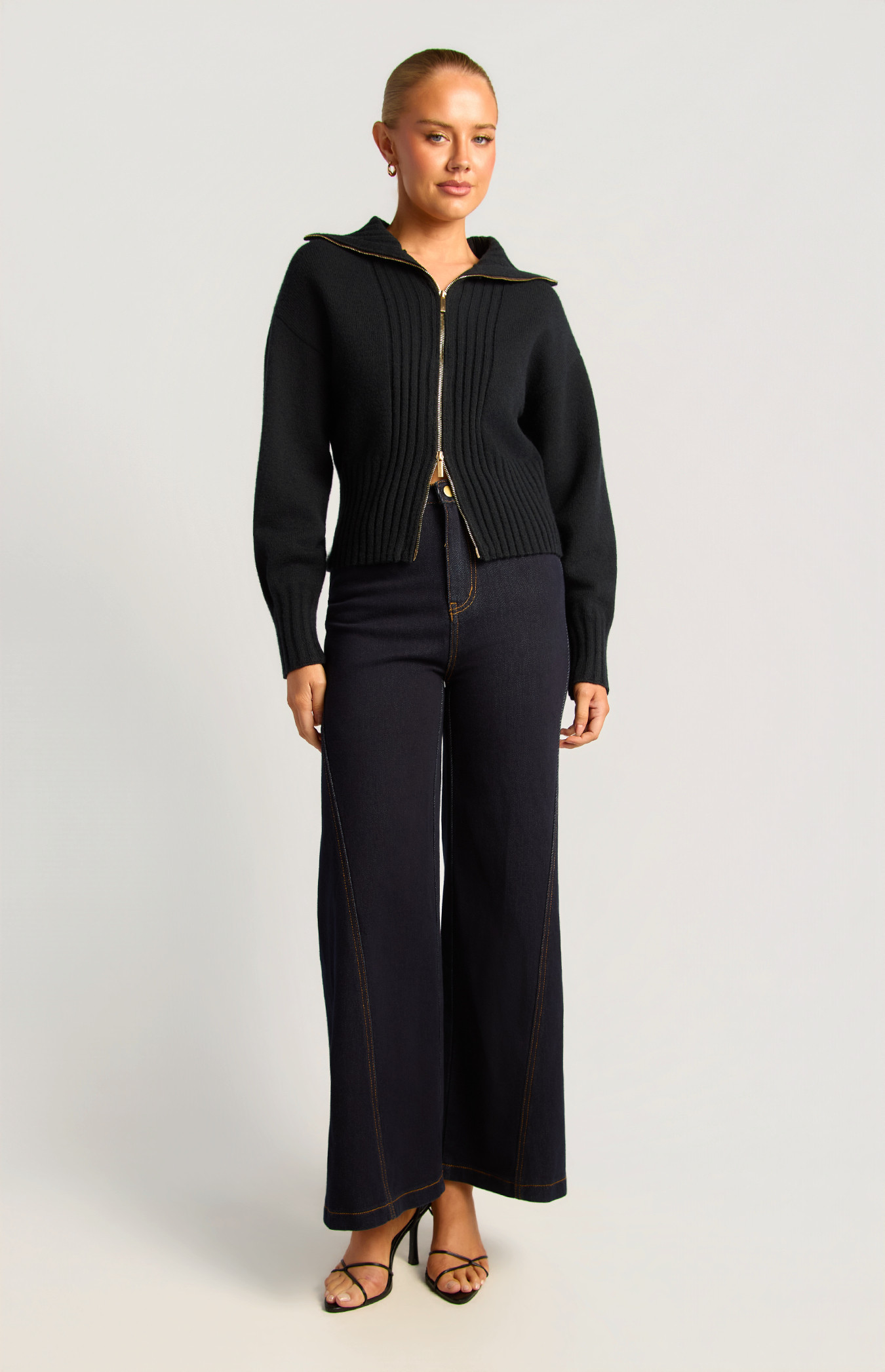 Harper Indigo Stitch Jeans