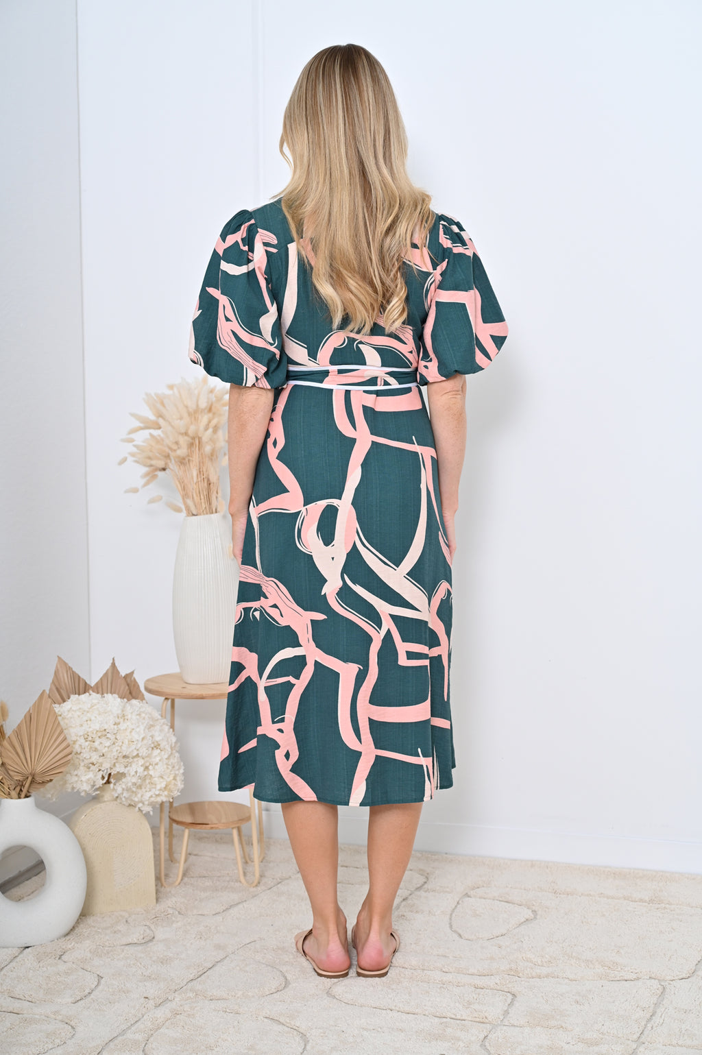 Monique Rosee Midi Dress